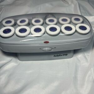 BaByliss Pro Ceramic Instant Heat Hair Rollers Set 12 Curlers & Clips Tested
